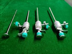 3pcs Laparoscopic Trocar Cannula 3mmx120mm Surgical SS Instruments CE Approved