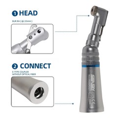Push Button/Latch E-Type Slow Low Speed Contra Angle Handpiece Dental