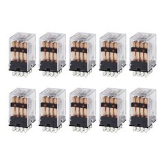 10 pcs AC 24V Coil Power Relay 14 pin Replacement for Omron MY4NJ MY4N-J