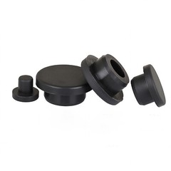 Silicone Rubber Round Hole Plugs Blanking End Cap Tube Pipe Insert Bung Black