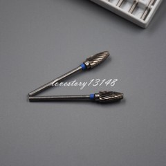 10x Dental Burs Acrylic Polisher Drills Burrs Tungsten Carbide Steel 2.35*6mm F6