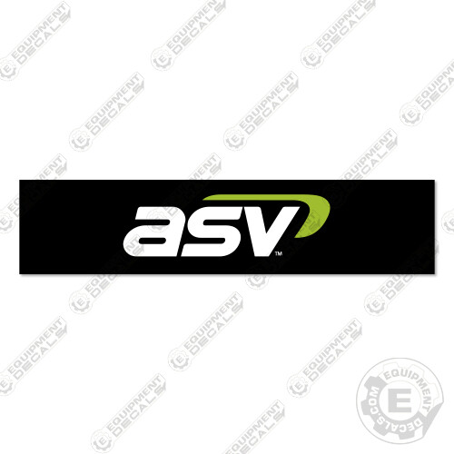 Fits ASV Front Logo Decal Kit Skid Steer Replacement Stickers – 3M Vinyl!
