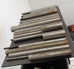 52100 Alloy Steel Round Bars – CD & HR – 31 PCS – 35.85 LBS – Machining Lot