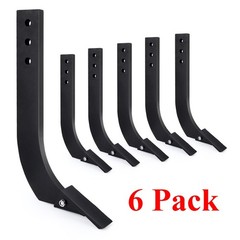 6 Pack 3 Holes Box Scraper Shank 16” Box Blade Shank Scarifier Shanks Teeth