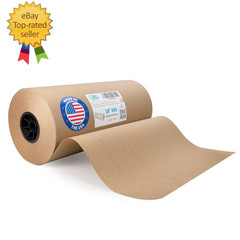 18″ X 14400″ (1200 Ft) Large Brown Kraft Paper Roll for Packing – Perfect Natura