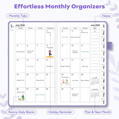 2026-2027 Pocket Calendar Planner: Weekly & Monthly Academic Planner 6.35 × 3.8