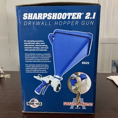 Marshalltown SharpShooter 2.1 Drywall Sprayer Gun with Hopper – Blue (SS21)