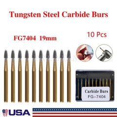 Dental Tungsten Carbide Bur Trimming&Finishing Egg Football FG 7404 7406 7408 DL
