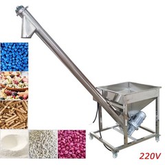 Screw Type Automatic Feeding Machine Granule Particles Conveyor Feeder 220V