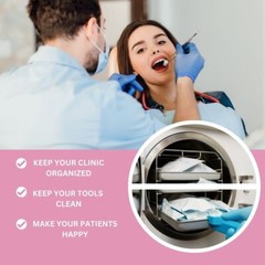 BRITEDENT Self Sealing Sterilization Pouches – Sterilizer Bags for Dental Tools