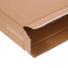10Pcs Portable Khaki Corrugated Cardboard Boxes for Shipping and Storage Needs