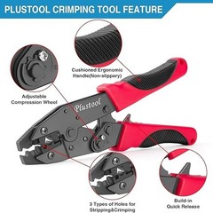 Crimping Tool for Spark Plug Ignition Wire, 8.5mm Ratchet Spark Plug Wi