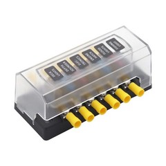 6 Way Fuse Block Automotive Boat Marine Car Camper Trailer RV Motorhome Solar…