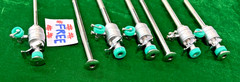 4pc Laparoscopic Metal Trocar Cannula 10mmx110mm with 5mm Trocar Free