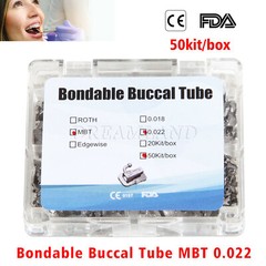 Dental Bondable Non-Convertible Single MBT 022 Buccal Tube FDA CE