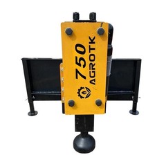 AGT 750 Ft/lb Skid Steer Hydraulic Breaker Post Driver Hammer Attachments