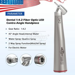Dental 45° Angle Surgical Handpiece Electric 1:4.2 Mist Jet Spray NSK TiMax Z45L