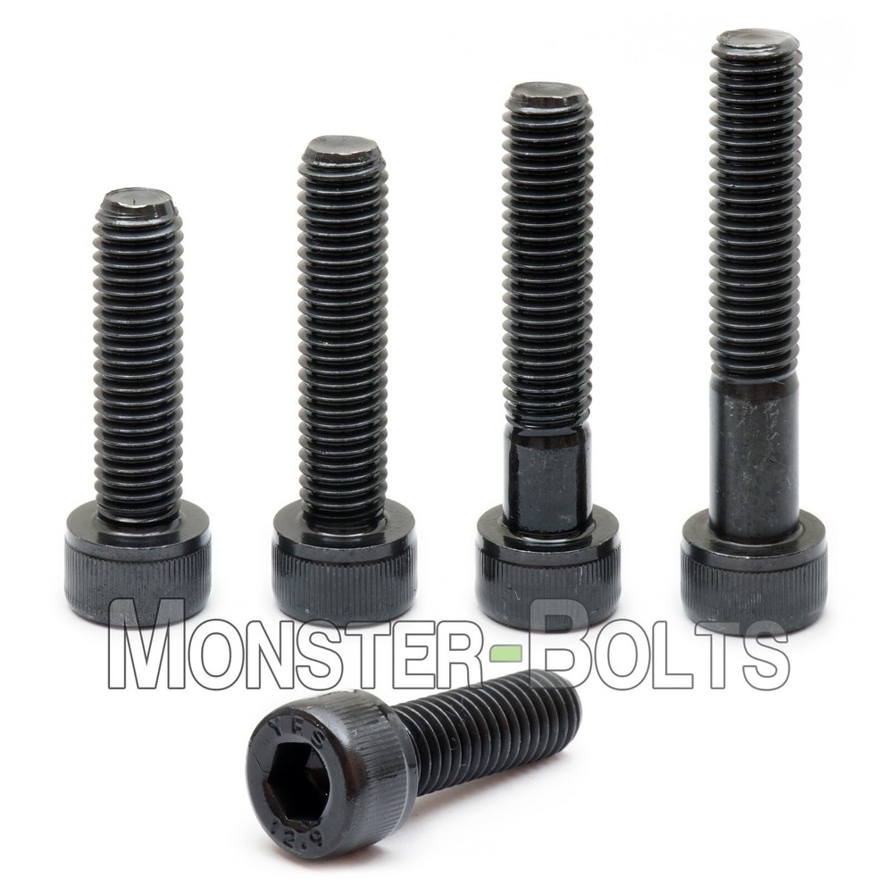 1/2″-13 Socket Head Cap Screws, Alloy Steel w/ Thermal Black Oxide, SAE Coarse