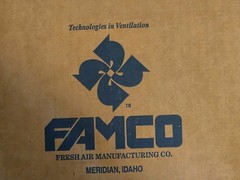 FAMCO ADC W/120 W/End Switch Motorized Damper 5″ ADO5120ES NOS