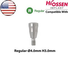 US Dental Regular Healing Abutment Cover Screw Fit Hiossen Osstem ET Platform