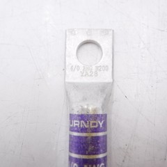 6 Pack Burndy Purple Die 15 N200 4/0 AWG Copper Compression Lugs