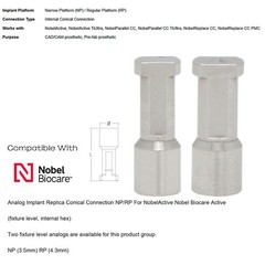 Implant Scan Body Lab Analog fit for Nobel Hiossen Osstem Straumann ITI CAD/CAM