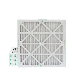 20x20x2 MERV 13 Pleated Air Filters by Glasfloss. 4 Pack. Made in USA.