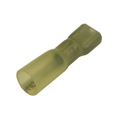 (10) 8 Gauge Heat Shrink Female Quick Disconnect .250 Wire Terminal Connector