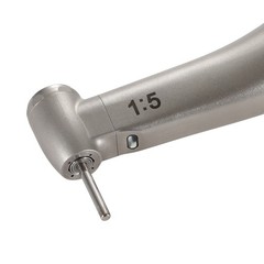 SANDENT 1:5 LED Increasing Contra Angle Handpiece Push Button Fiber Optic Dental