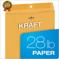 9 X 12 Clasp Envelopes with Deeply Gummed Flaps, Great for Filing, Storing or Ma