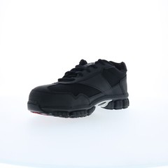 Reebok Work Ketia RB4895 Mens Black Wide Leather Athletic Work Shoes