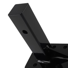 20000 lbs Pintle Mounting Plate Trailer Hitch Adapter for 2″ Receiver Steel