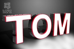 Custom Led Letters Illuminated Signs for Business Outdoor signage