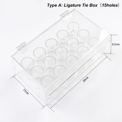 Dental Acrylic Organizer Storage Box Acrylic Composite Syringe Arch Wire Case