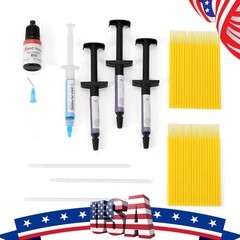Dental Ortho Adhesive No-Mix Bonding/ Light Cure Resin/ Blue/Green Glue Kit