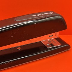 VTG State Farm Black Swingline Stapler 747 w/ Gray Base – Made in USA – New York