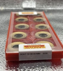 Sandvik Coromant RCKT 19 06 00-MM 2030 Round Carbide Milling Inserts 10pcs