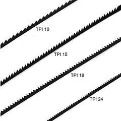 FOXBC 5-Inch Scroll Saw Blade Pin End Replacement for Wen 3921 3923, Black