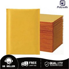 Kraft Bubble Mailers Assorted Sizes Self Seal Padded Shipping bags Waterproof US