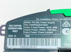 SCHNEIDER ELECTRIC PS-24V Power Supply SXWPS24VX10001 (Used)
