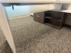 Full Private Office By Teknion in Coastal Gray Finish