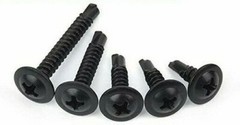 Modified Truss Head #8 x 1/2″ to 3″ Self Drilling Screws, Black