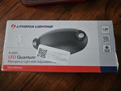 Lithonia Lighting 0.36 -Watt 120/277 Volt LED Hardwired Emergency light BlackNEW