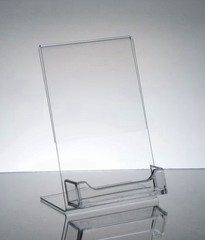 Dazzling Displays 10 Acrylic 6″ x 4″ Slanted Sign Holders