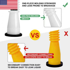 Gas Can Spout Replacement Kit, Gas Can Nozzle Replacement (2 Kit-White) All Gask