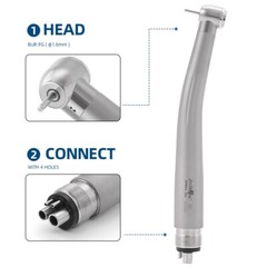 Portable Dental Mobile Delivery Unit Air Compressor Strong Suction /Handpiece 4H