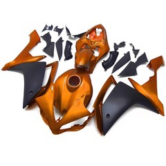 Gloss Orange Black ABS Injection Fairing Kit For Yamaha YZF1000 R1 2007 2008