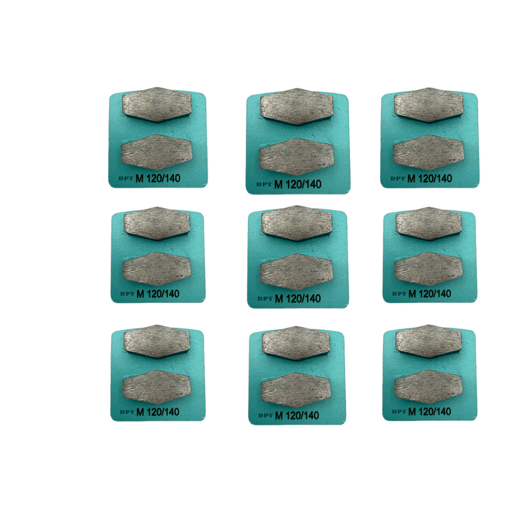 9 Pack Grinding Discs for Husqvarna PG Concrete Grinders Medium Bond 120 Grit