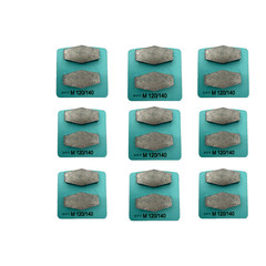 9 Pack Grinding Discs for Husqvarna PG Concrete Grinders Medium Bond 120 Grit