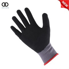 Safety Work Gloves MicroFoam Nitrile Coated Foam Gloves L-Size/12 Pairs